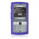Soft Rubber Silicone Skin Cover Case for Samsung Epix i907 - Purple