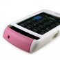 PREMIUM Hard Plastic Shield Cover Case for BlackBerry Storm 9500/9530 - Pink / White