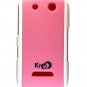 PREMIUM Hard Plastic Shield Cover Case for BlackBerry Storm 9500/9530 - Pink / White