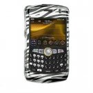 Hard Plastic Design Cover Case for BlackBerry Curve 8350i (Sprint/Nextel) - Silver Zebra Stripes