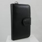 Leather Wallet Carrying Case for Apple iTouch 2 (2nd Gen) - Black