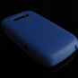 Soft Rubber Silicone Skin Cover Case for BlackBerry Curve (JAVELIN) 8900 - Blue