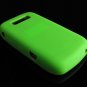 Soft Rubber Silicone Skin Cover Case for BlackBerry Curve (JAVELIN) 8900 - Green