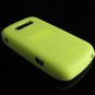 Soft Rubber Silicone Skin Cover Case for BlackBerry Curve (JAVELIN) 8900 - Lemon Yellow