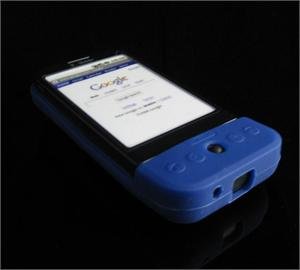 PREMIUM High-Quality Soft Silicone Skin Cover for HTC Google G1 - Blue