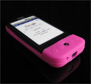 PREMIUM High-Quality Soft Silicone Skin Cover for HTC Google G1 - Hot Pink