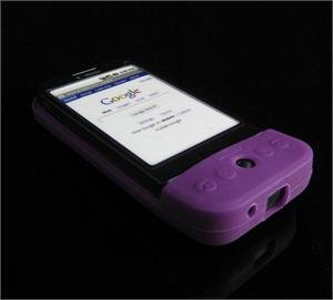 PREMIUM High-Quality Soft Silicone Skin Cover for HTC Google G1 - Purple