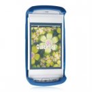 Soft Rubber Skin Cover Case for AT&T QuickFire - Blue
