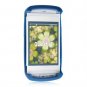 Soft Rubber Skin Cover Case for AT&T QuickFire - Blue
