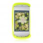 Soft Rubber Skin Cover Case for AT&T QuickFire - Neon Green