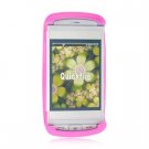 Soft Rubber Skin Cover Case for AT&T QuickFire - Pink
