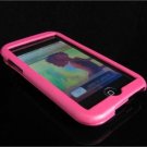 Hard Shell Slip On Pouch Cover Case for Apple iTouch 2 - HOT PINK