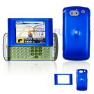 Hard Plastic Shield Cover Case for AT&T QuickFire - Blue