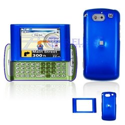 Hard Plastic Shield Cover Case for AT&T QuickFire - Blue