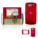 Hard Plastic Shield Cover Case for AT&T QuickFire - Red