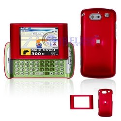 Hard Plastic Shield Cover Case for AT&T QuickFire - Red