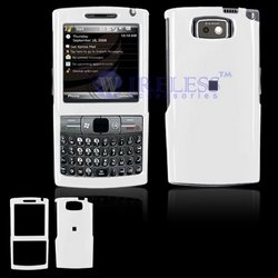 Hard Plastic Shield Protector Faceplate Case for Samsung Epix i907 - White