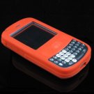 Soft Rubber Silicone Skin Cover Case for Palm Treo 800w - RED