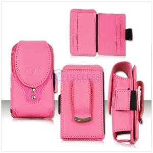 Vertical Wallet Pouch for LG Dare VX9700 - Pink
