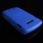 High Quality Premium Soft Rubber Silicone Cover Case for BlackBerry Storm - BLUE