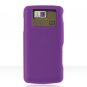 Soft Rubber Silicone Skin Cover Case for LG Versa VX 9600 - Purple