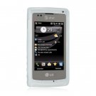 Soft Rubber Silicone Skin Cover Case for LG Incite CT810 - Clear