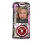 Hard Plastic Design Cover Case for Samsung HighNote M630 - Pink Butterfly