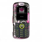 Hard Plastic Design Cover Case for Samsung Gravity T459 - Pink Butterfly