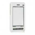 Soft Rubber Silicone Skin Cover Case for Samsung Memoir T929 - White