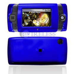 Hard Plastic Shield Protector Cover Case for Sidekick 2008 - Blue