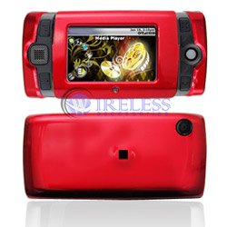 Hard Plastic Shield Protector Cover Case for Sidekick 2008 - Red