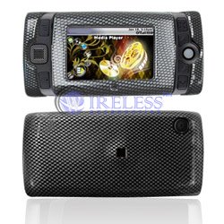 Hard Plastic Design Shield Protector Cover Case for Sidekick 2008 - Carbon Fiber