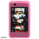 Silicone Skin Sleeve Cover Case for Apple iTouch - Pink