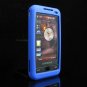 Soft Silicone Skin Cover for Samsung Omnia i900 / i910 - Blue