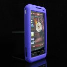 Soft Silicone Skin Cover for Samsung Omnia i900 / i910 - Purple