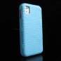 GeoDesign Soft Rubber Silicone Cover Case for Samsung Instinct M800 - Blue SkyLine