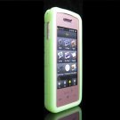 GeoDesign Soft Rubber Silicone Cover Case for Samsung Instinct M800 - Green