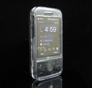 Hard Plastic Shield Cover Case for HTC Touch Pro (SPRINT) - Clear