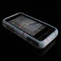 Hard Plastic Design Cover Case for Samsung Eternity A867 - Blue Plaid