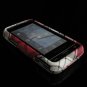 Hard Plastic Design Cover Case for Samsung Eternity A867 - Red Plaid