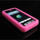 PREMIUM High-Quality Soft Silicone Skin Cover for Samsung Behold T919 - HOT PINK