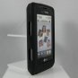 PREMIUM Soft Rubber Silicone Case for LG Dare - Black