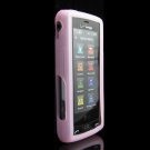 Soft Rubber Silicone Skin Cover Case for LG Versa VX 9600 - Baby Pink