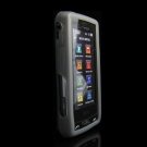 Soft Rubber Silicone Skin Cover Case for LG Versa VX 9600 - Gray