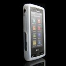 Soft Rubber Silicone Skin Cover Case for LG Versa VX 9600 - Clear
