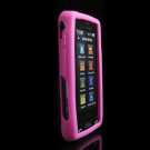 Soft Rubber Silicone Skin Cover Case for LG Versa VX 9600 - Hot Pink