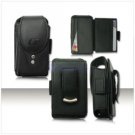 Vertical Wallet Pouch for HTC Touch Pro (Sprint) - Black