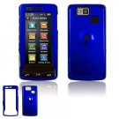 Hard Plastic Shield Cover Case for LG Versa VX9600 (Verizon) - Blue