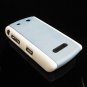 PREMIUM Hard Plastic Shield Cover Case for BlackBerry Storm 9500/9530 - White / Baby Blue