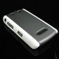 PREMIUM Hard Plastic Shield Cover Case for BlackBerry Storm 9500/9530 - White / Gray